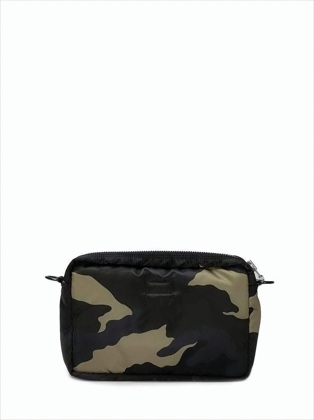 Compact Camouflage Shoulder Bag with Utility Design