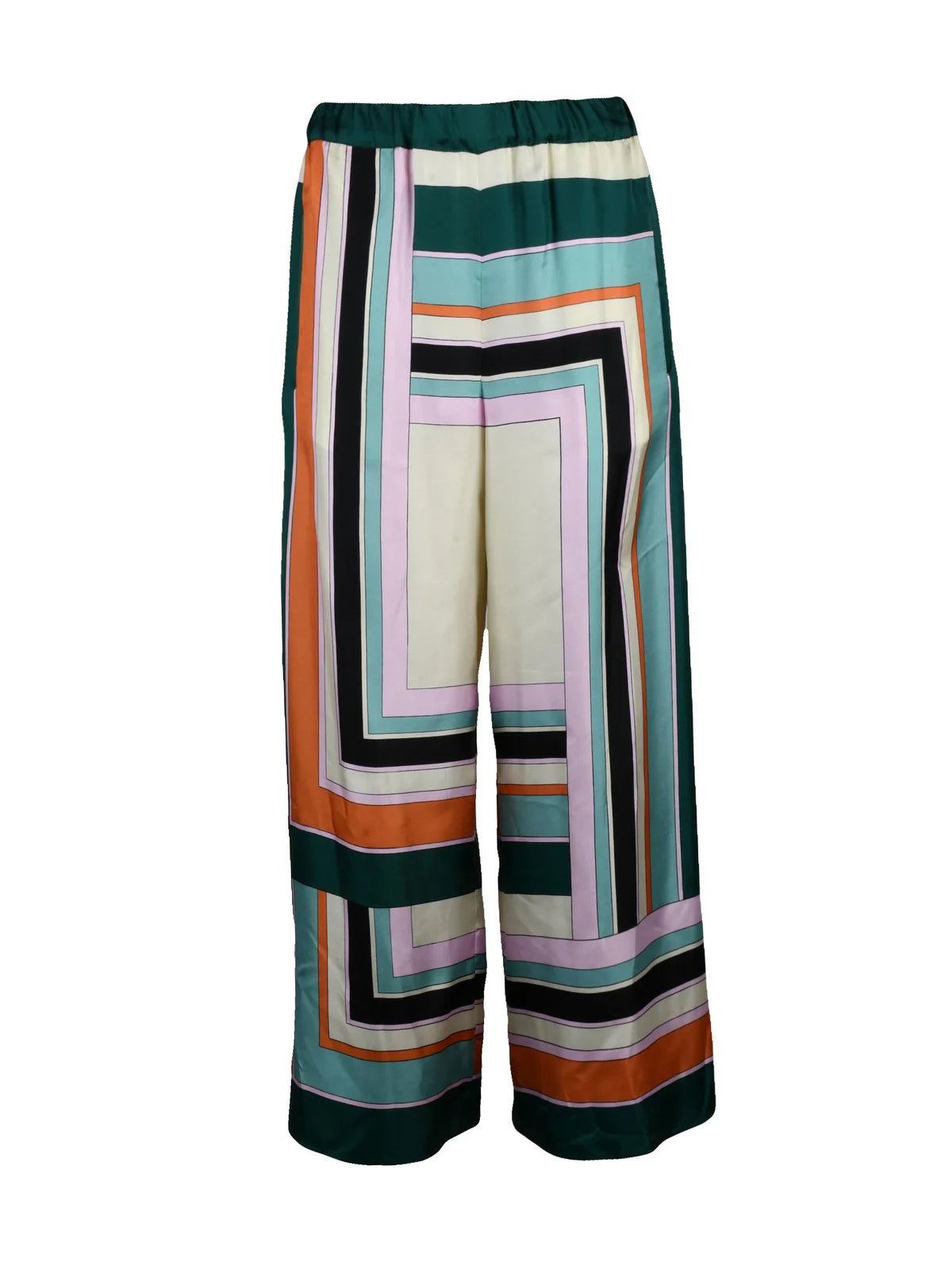 Weekend Max Mara Silk Trousers - Multicolor