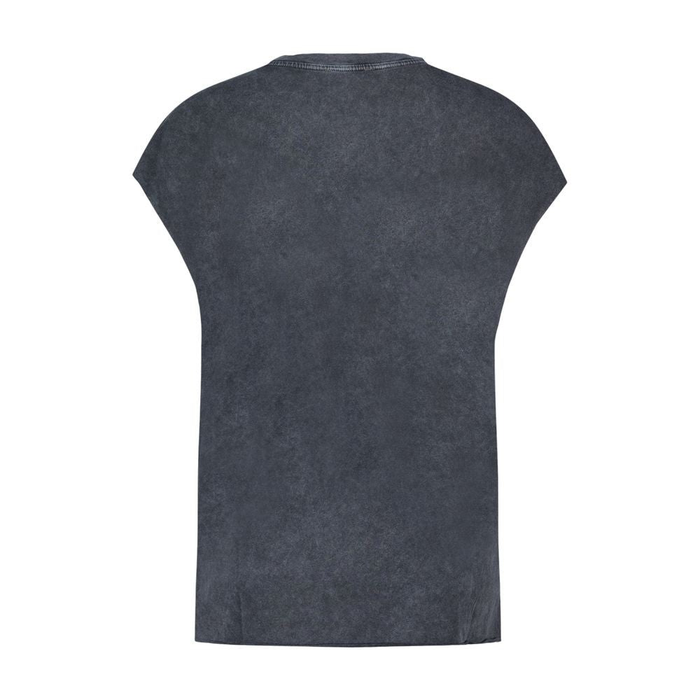 Cloe Hc Skull Strass T-Shirt - Cotton - Blue