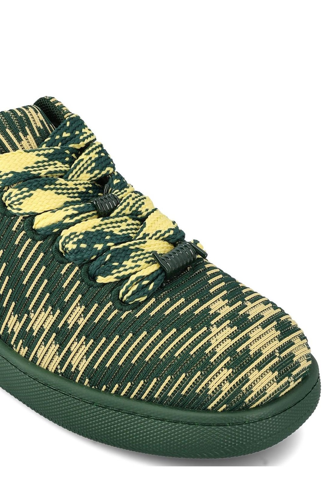 Dark Green Low-Top Sneakers