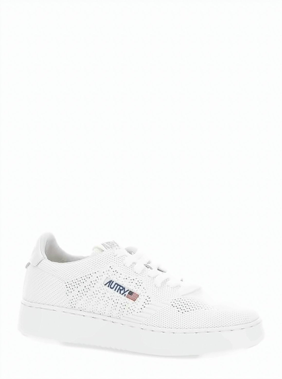 Perforated Low-Top Sneakers With Subtle Branding