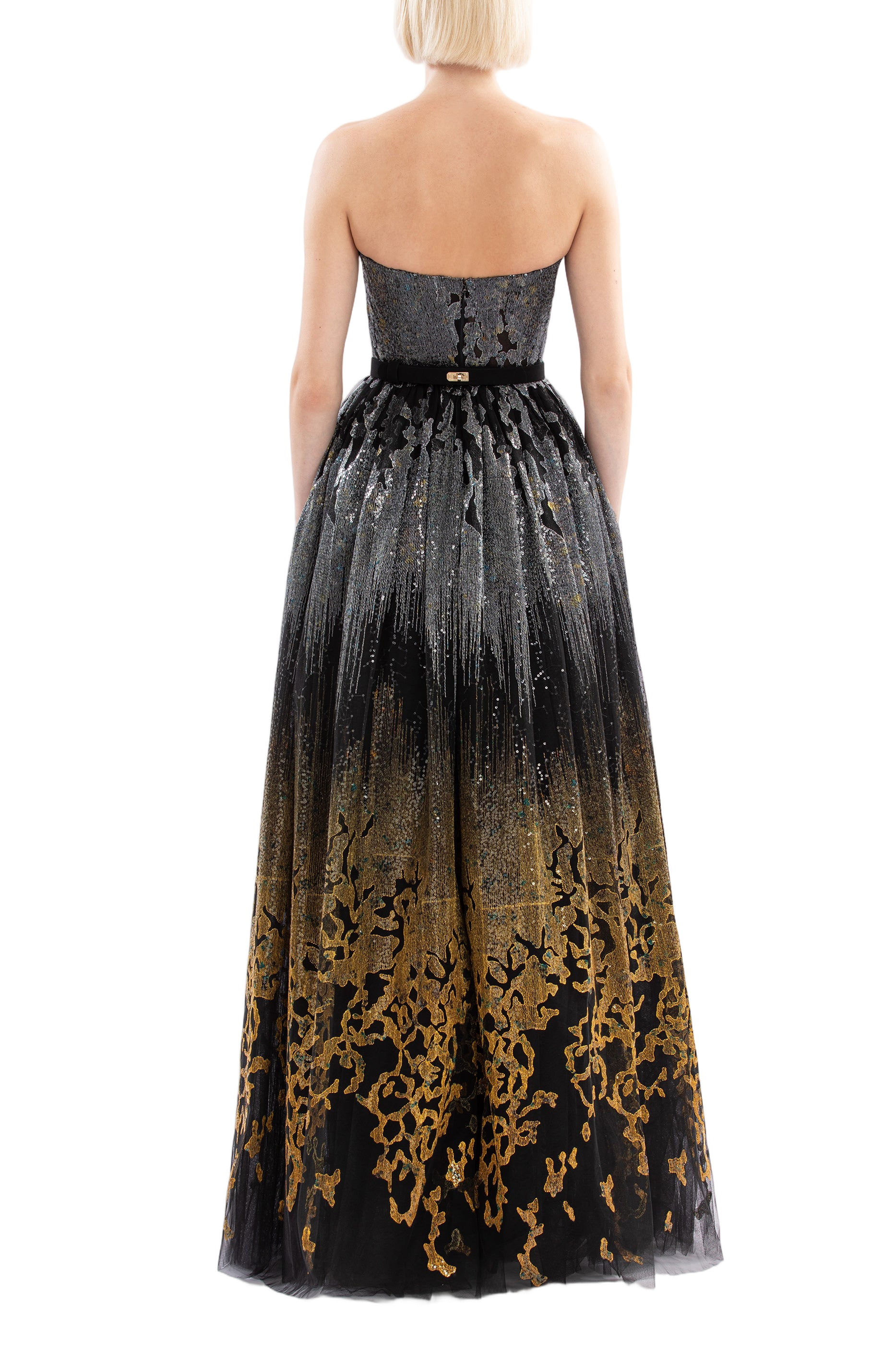 Long Embellished Gown