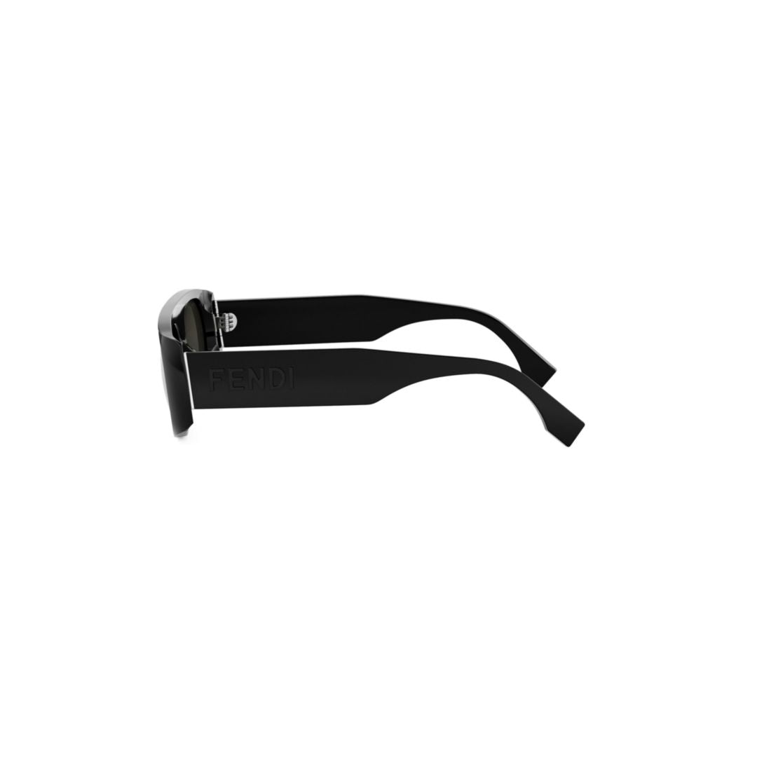Fe40169i Bold Rectangular Frame Sunglasses