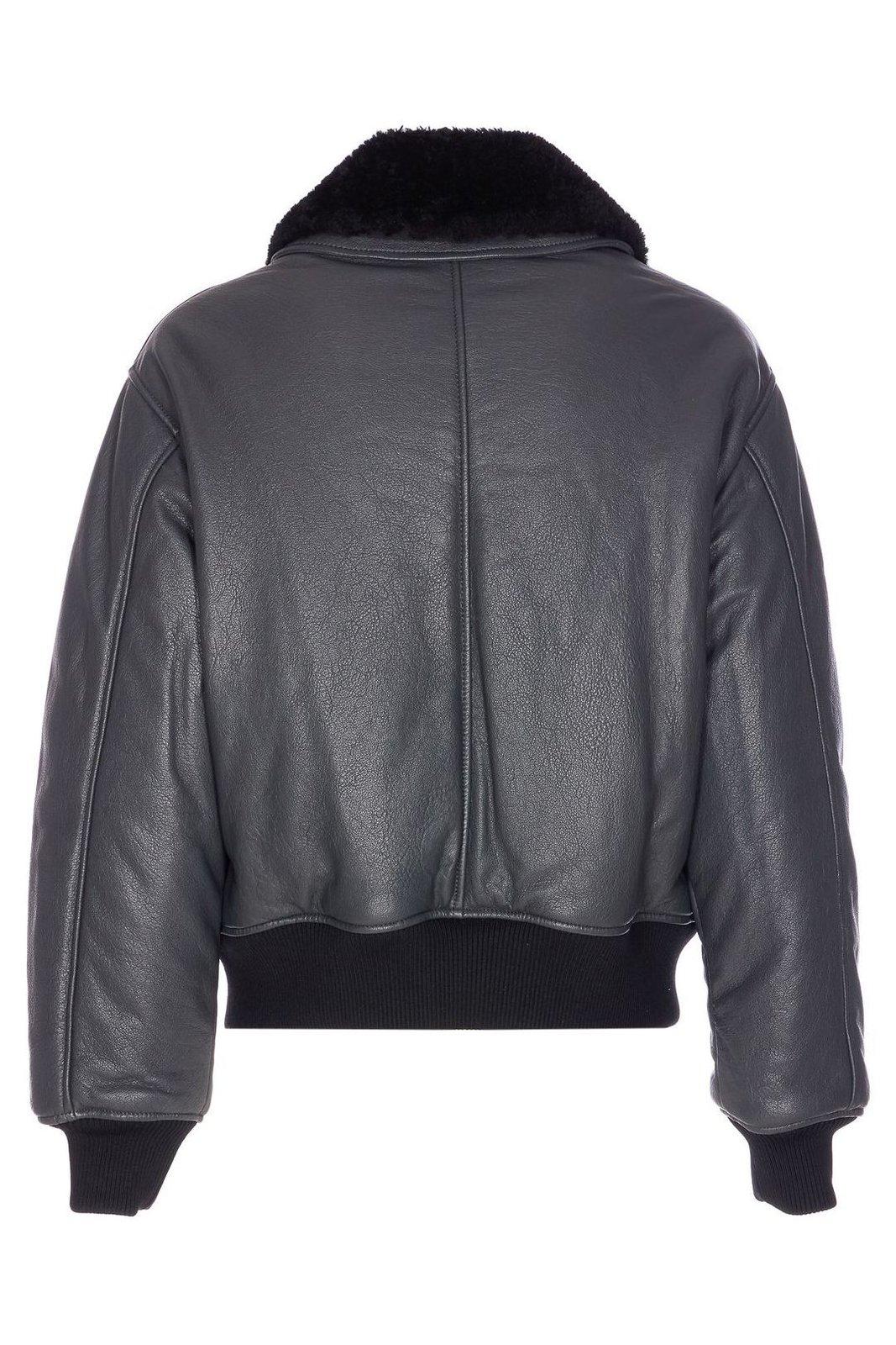 Cropped Leather Jacket