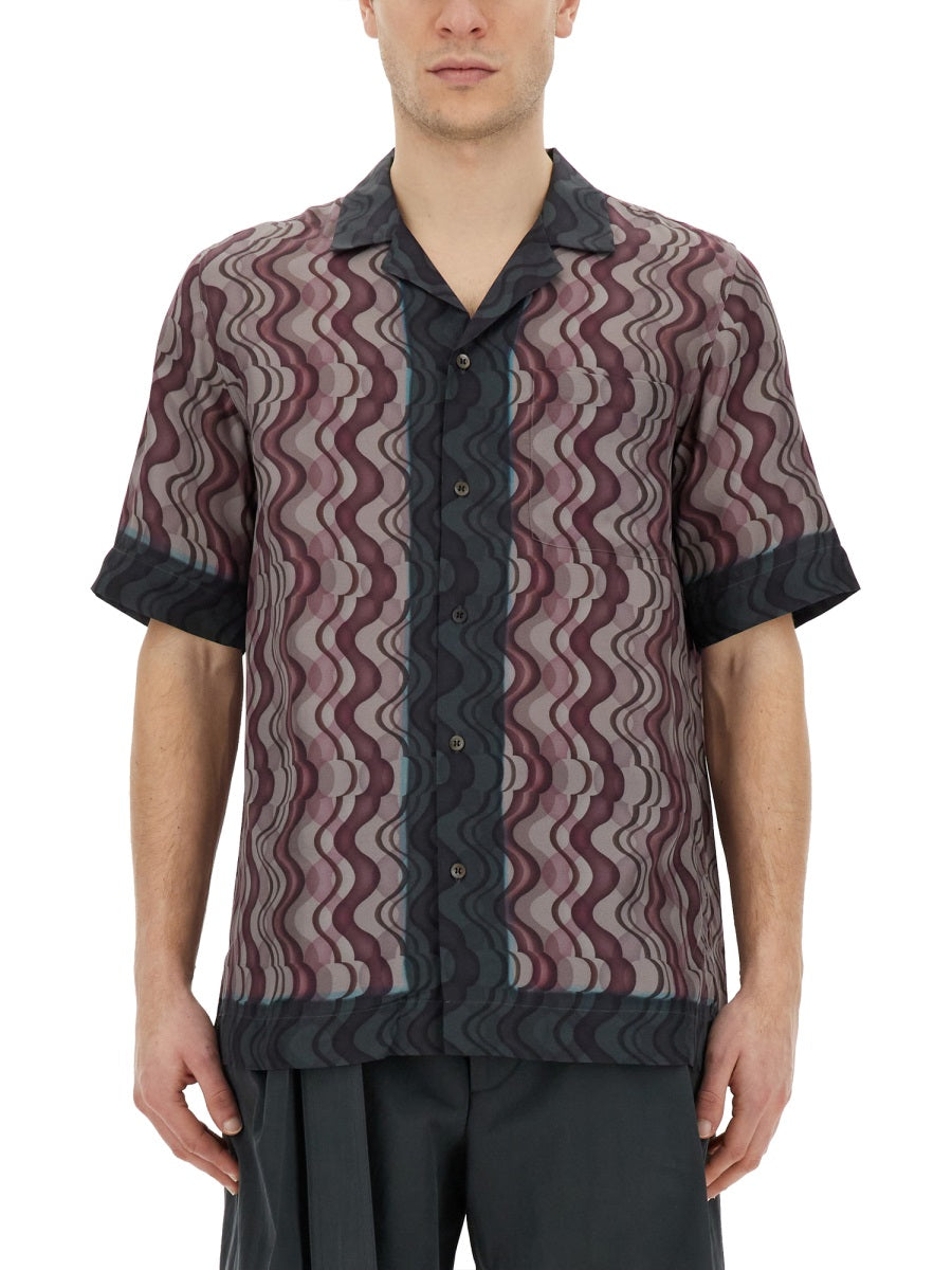 Vibrant Printed Casual Shirt With Classic Collar