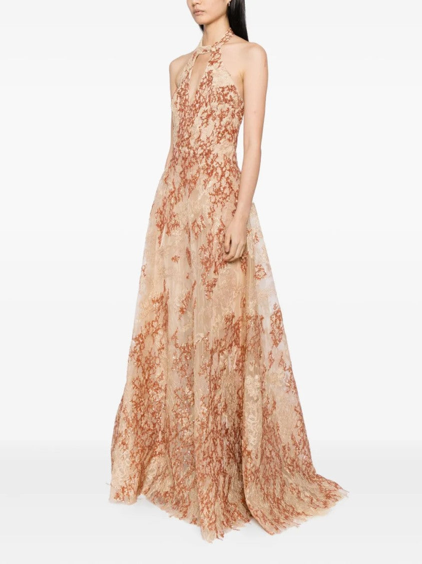 Embroidered Long Dress