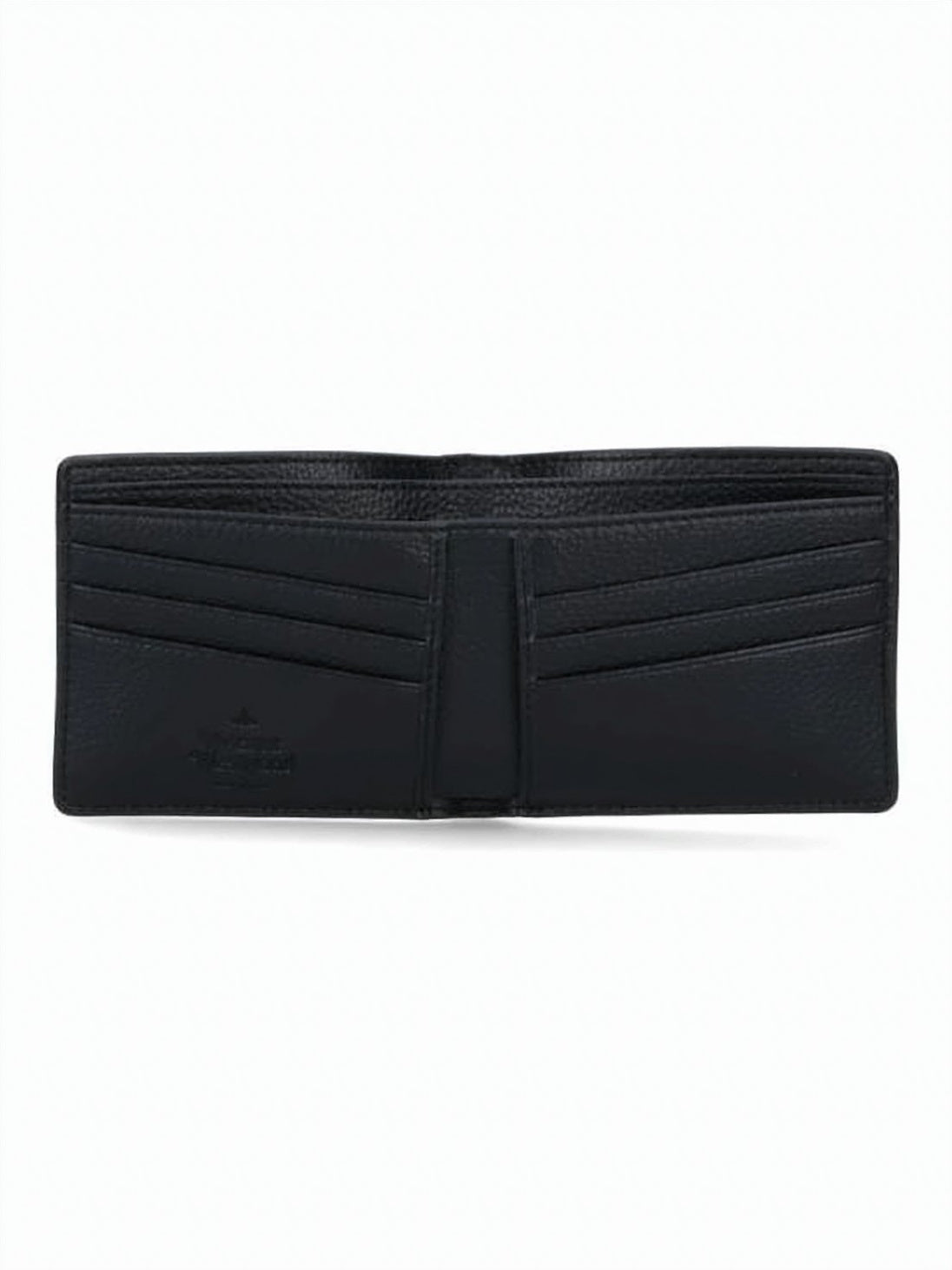 Compact Bifold Wallet with Textured Polyurethane Finish