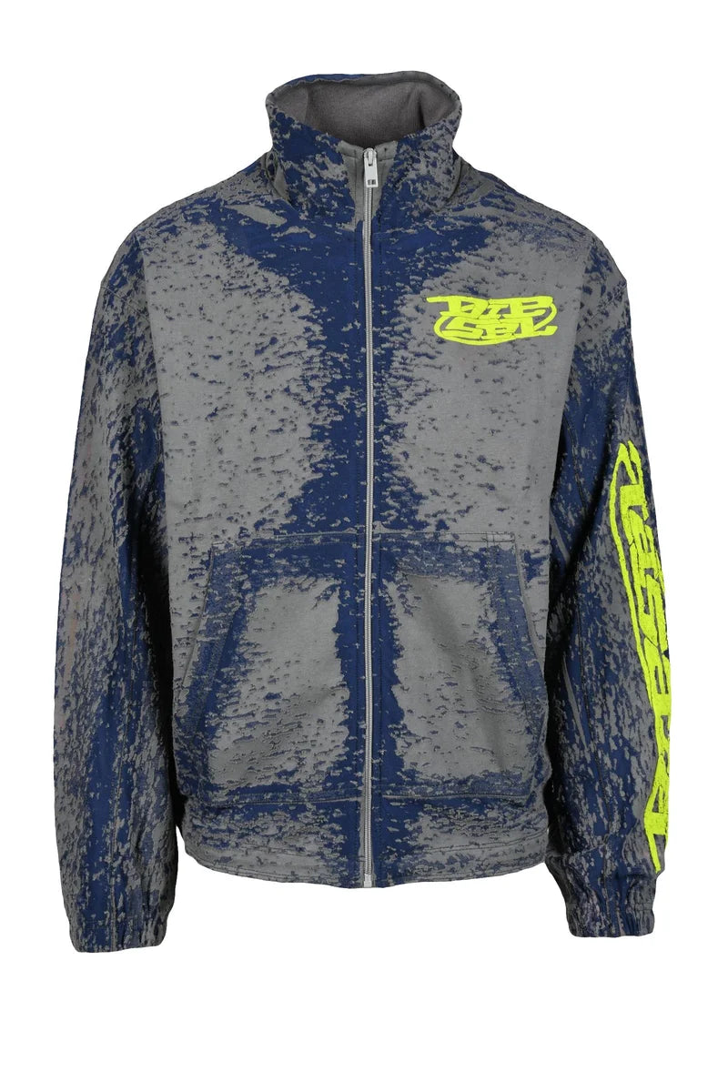 Crew Neck Sweatshirt - Grey/Blue