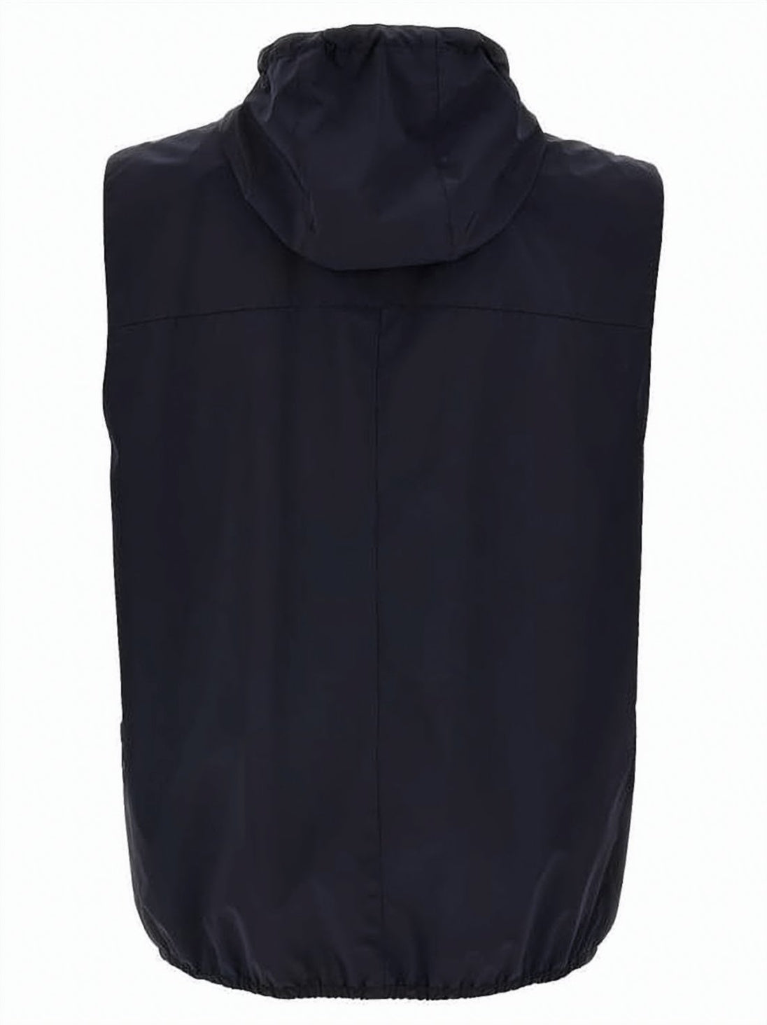 Membrane Nylon Waistcoat with Adjustable Hood