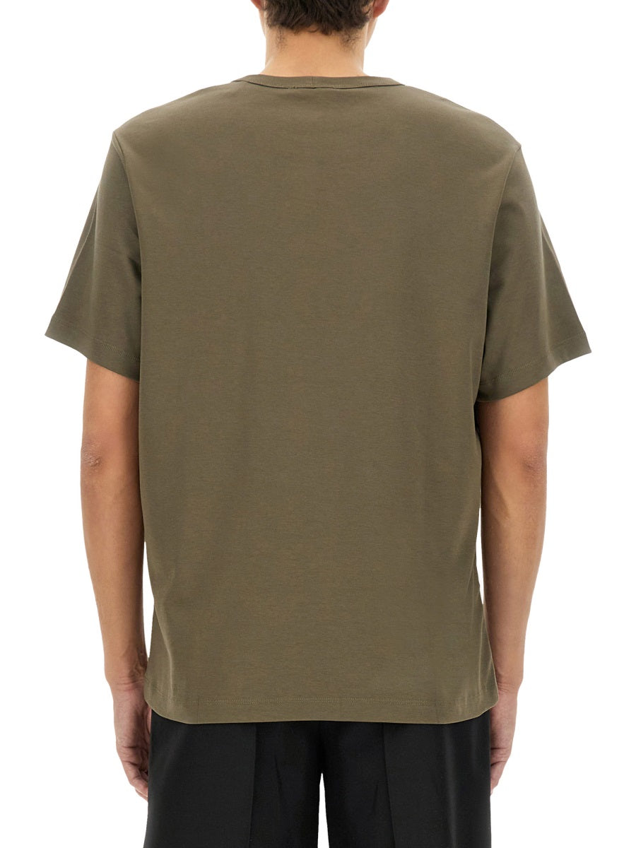 Regular Fit T-Shirt with Tonal Logo Embossing