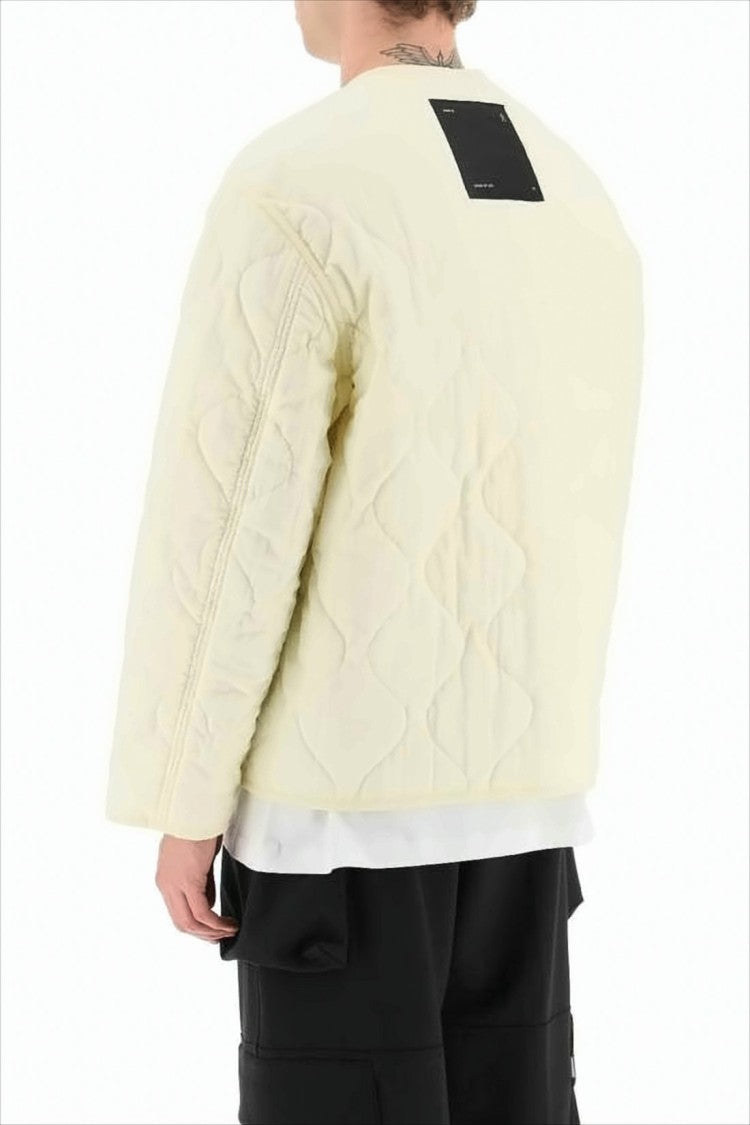 Quilted Padded Jacket with Design