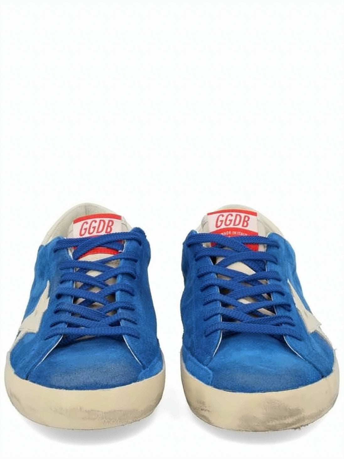 Vibrant Blue Suede Sneakers