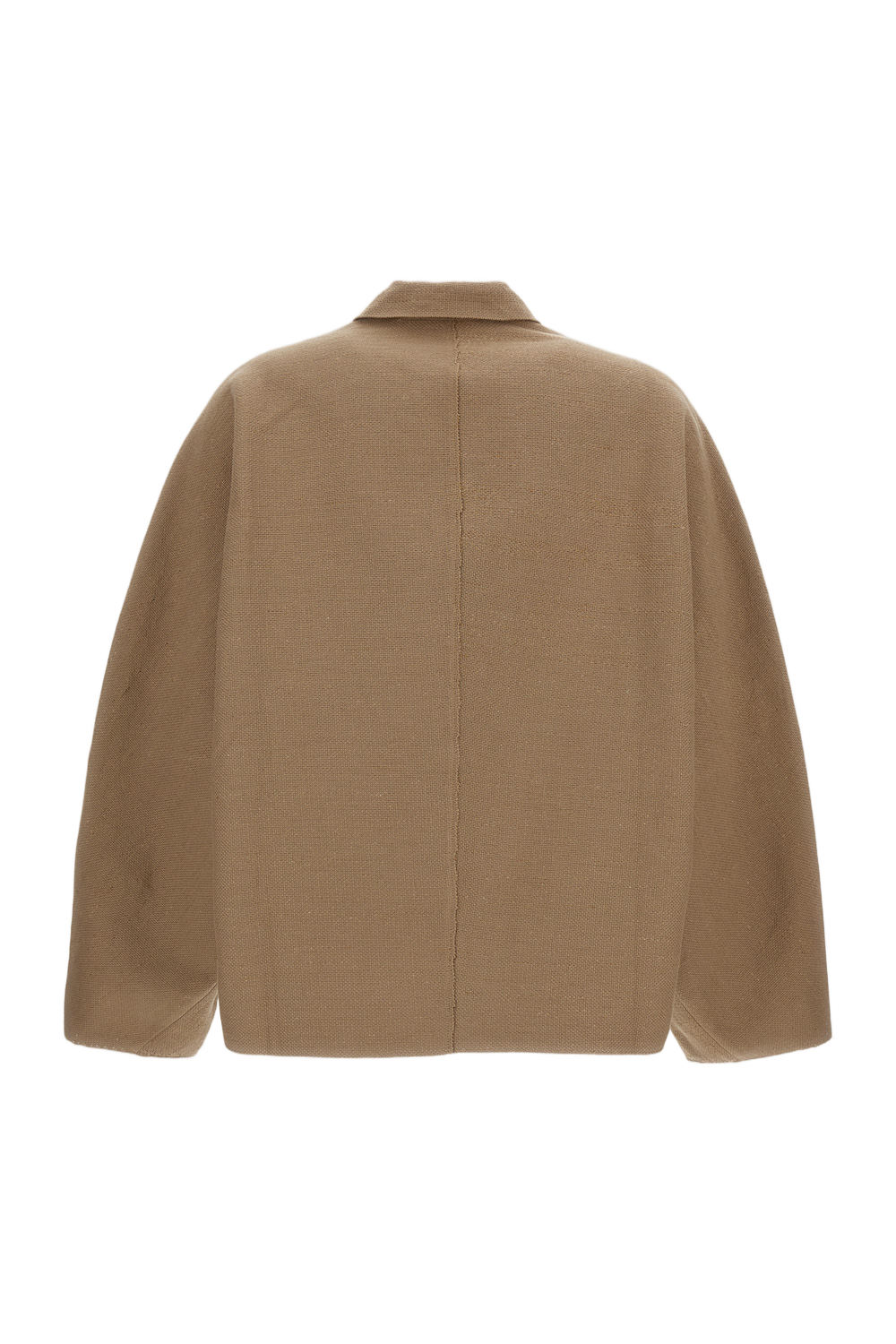 Single-Breasted Jacket with Concealed Front Fastening