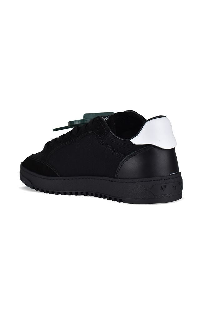 Low-Top Sneakers With Suede, Leather
