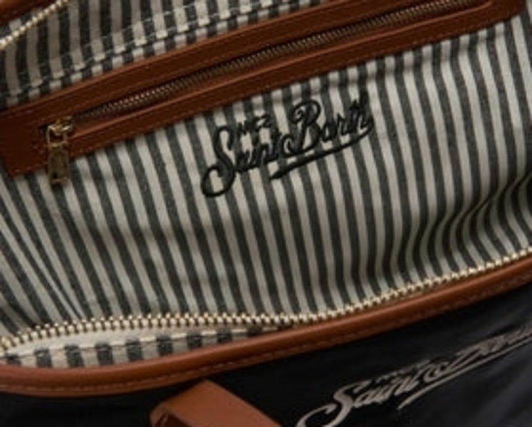 Nylon Tote Bag With Zip Closure