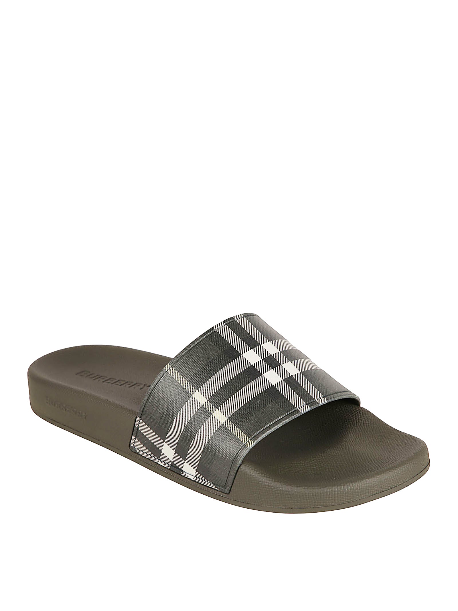 Slide Sandals with Contoured Footbed