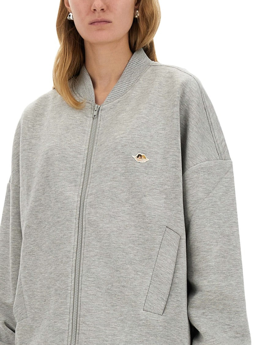 "Angel" Zippered Sweatshirt