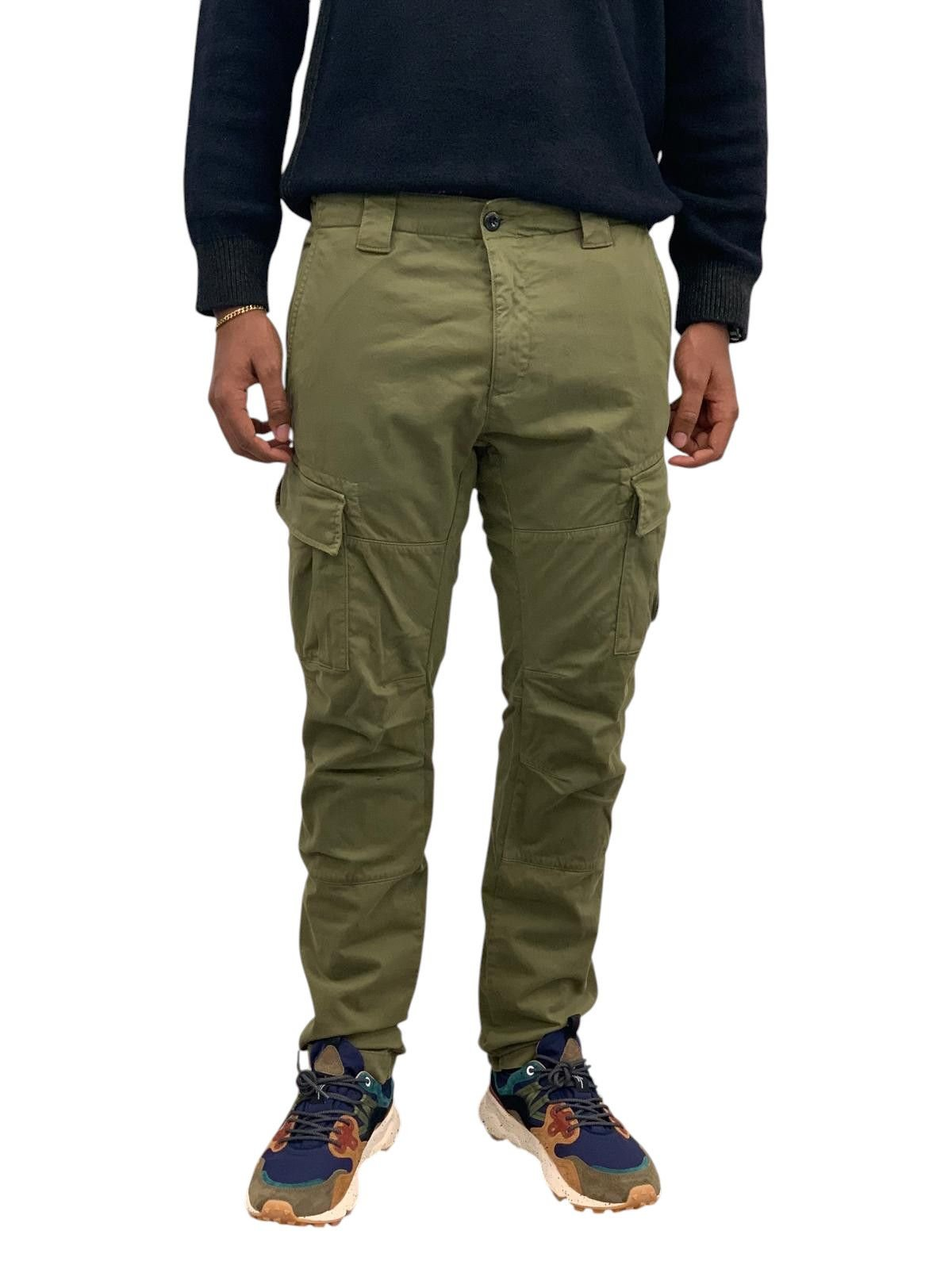 Utilitarian Brown Straight Pants