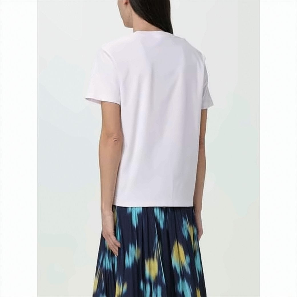 Short-Sleeved Cotton T-Shirt with Graphic Logo Design