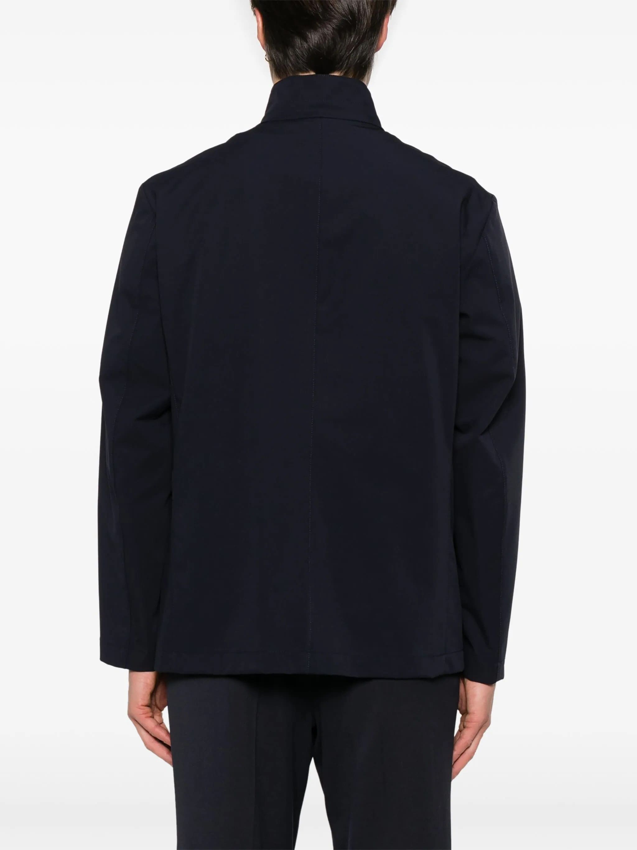 Duty Jacket High Stand Collar Clasp