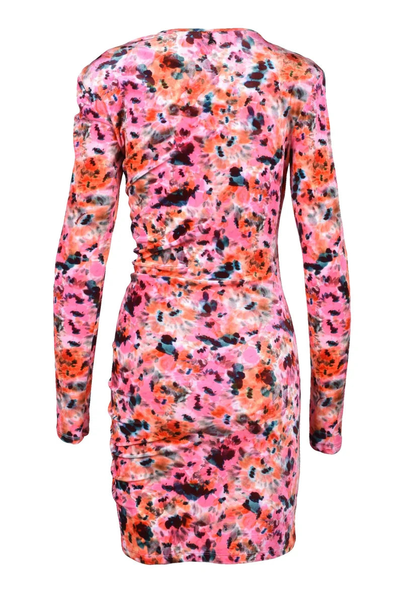 Stretch Velvet Dress Multicolor - Multicolor