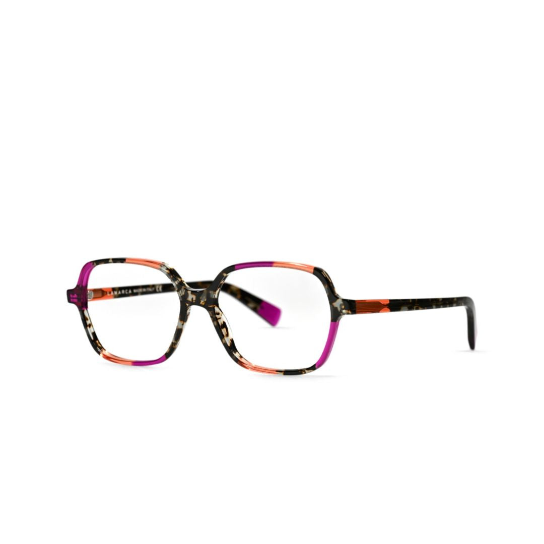 09713 Mosaico 181 Geometric Frame Eyeglasses with Mosaic Pattern