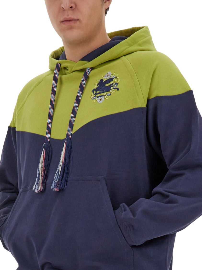 Color-Block Hooded Sweatshirt