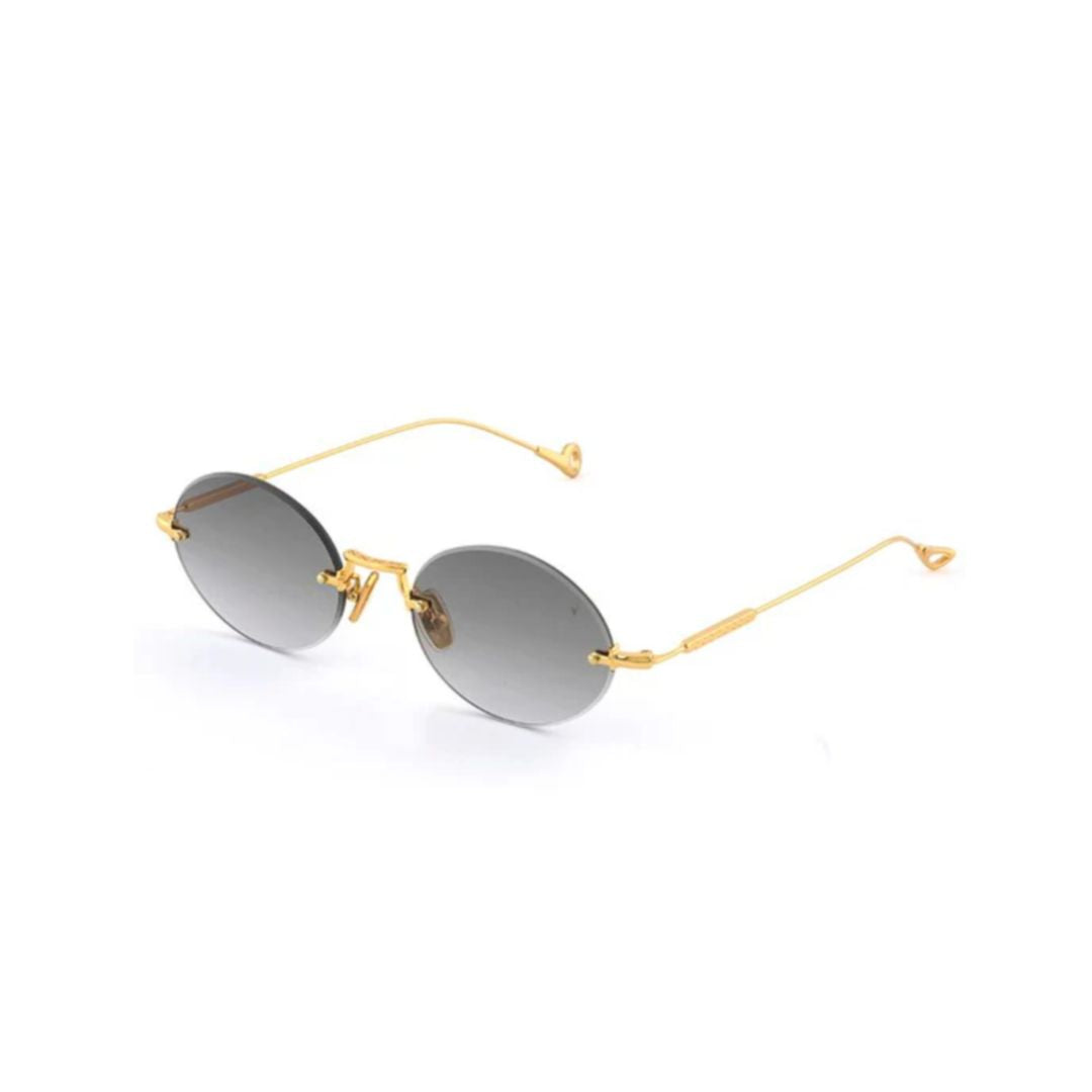 Met C.4-25 Rimless Oval Sunglasses with Gold-tone Detailing
