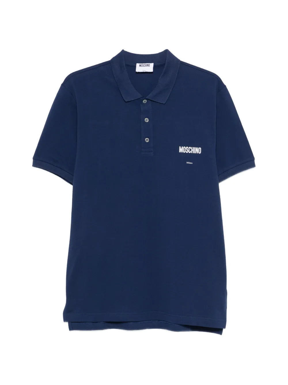 Relaxed-Fit Polo Shirt With Ribbed Details And Logo Accents