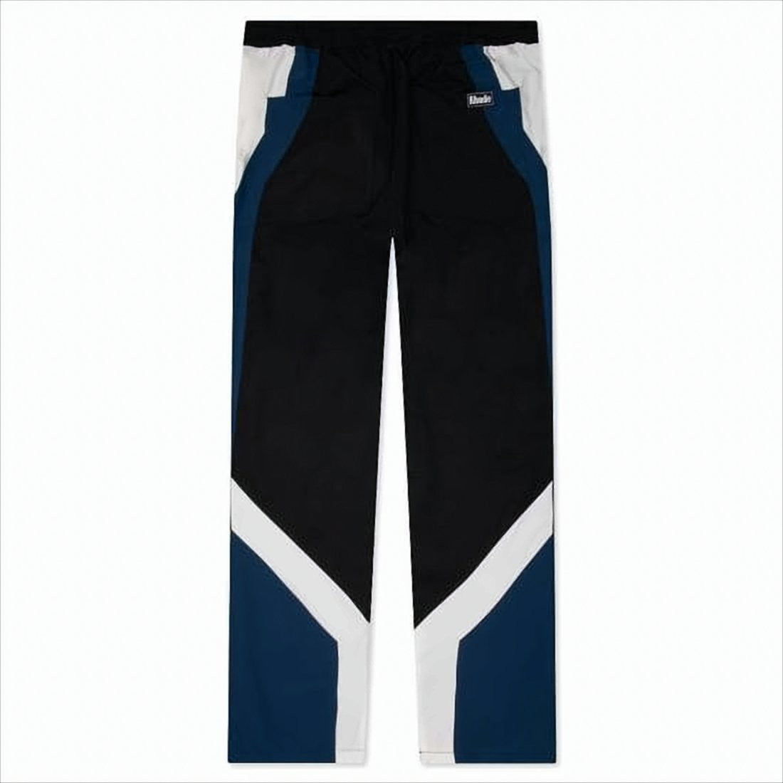 Color-Blocked Nylon Jogger Pants with Drawstring