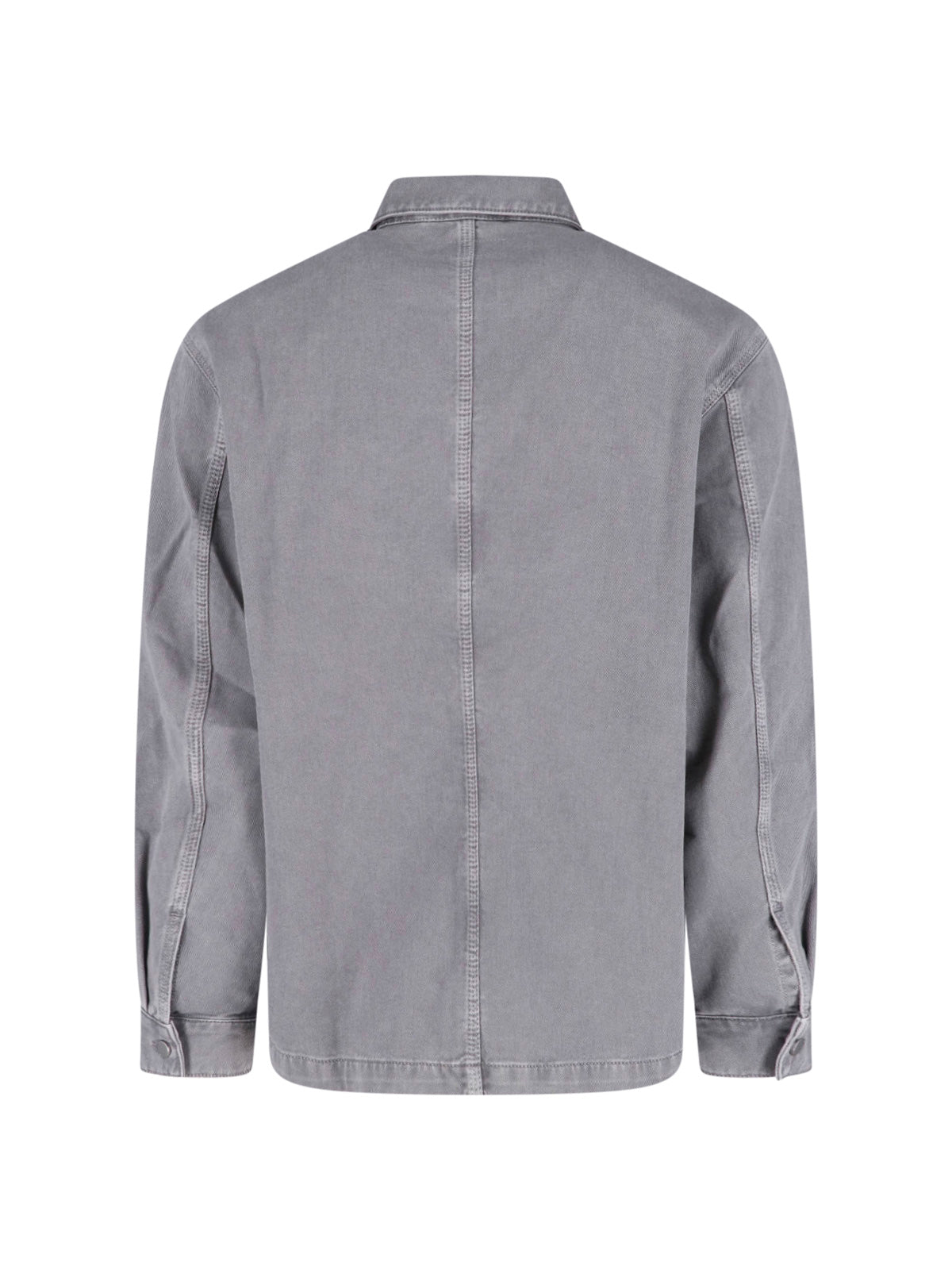 Boxy Relaxed Fit Shirt with Structured Collar