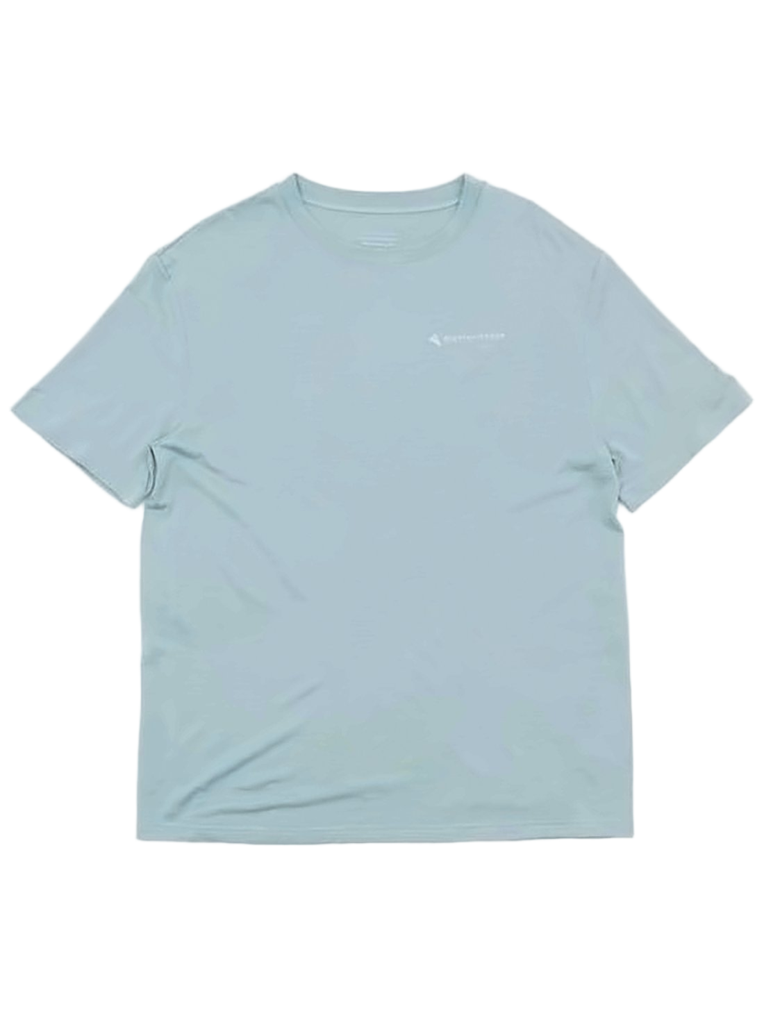 Blue Loose-Fitting T-Shirt With Subtle Logo