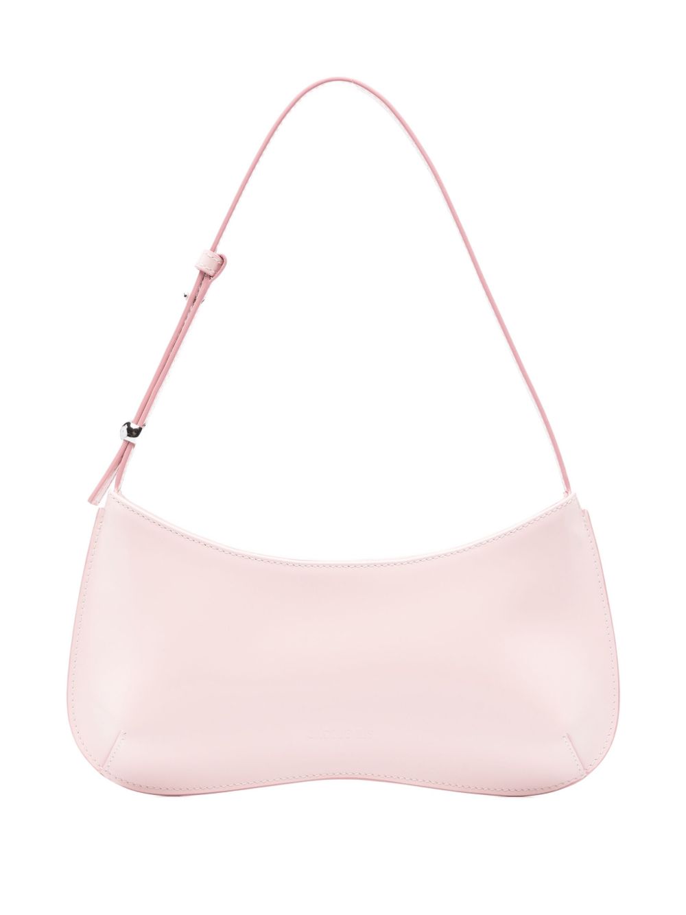 Elongated Top Zip Shoulder Bag