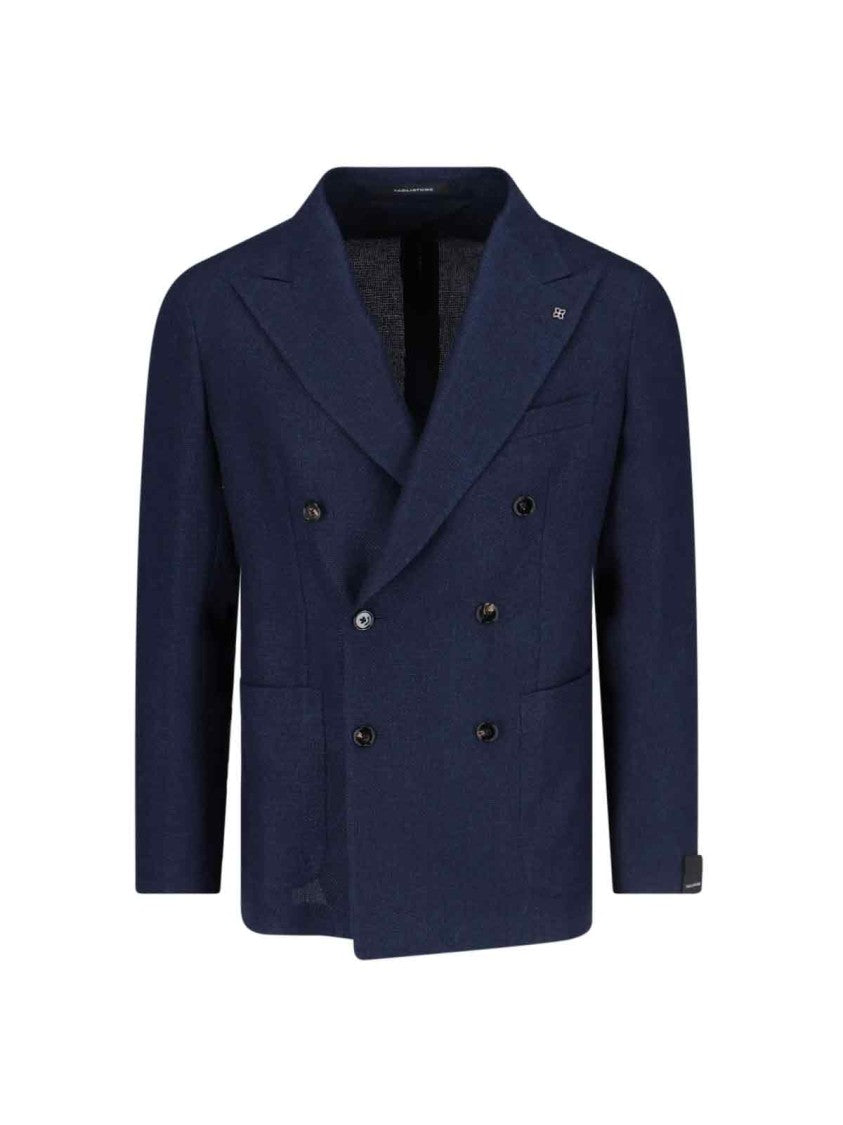Double-Breasted Blazer – Navy Blue