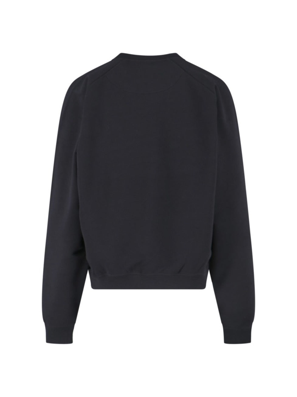 "Orb" Crewneck Sweatshirt, In Black Cotton