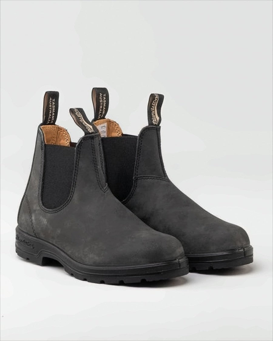 Ankle Boots with Smooth Leather Upper