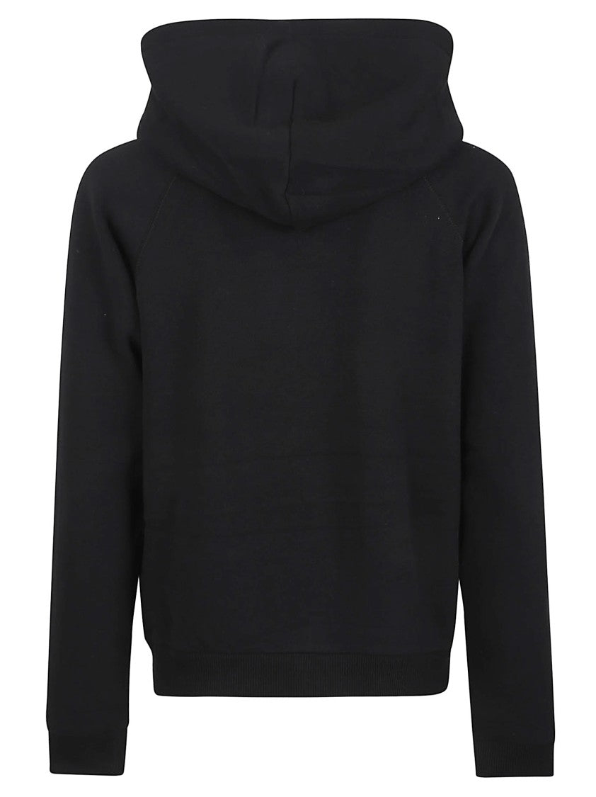 Cropped Black Hoodie With Kangaroo Pocket