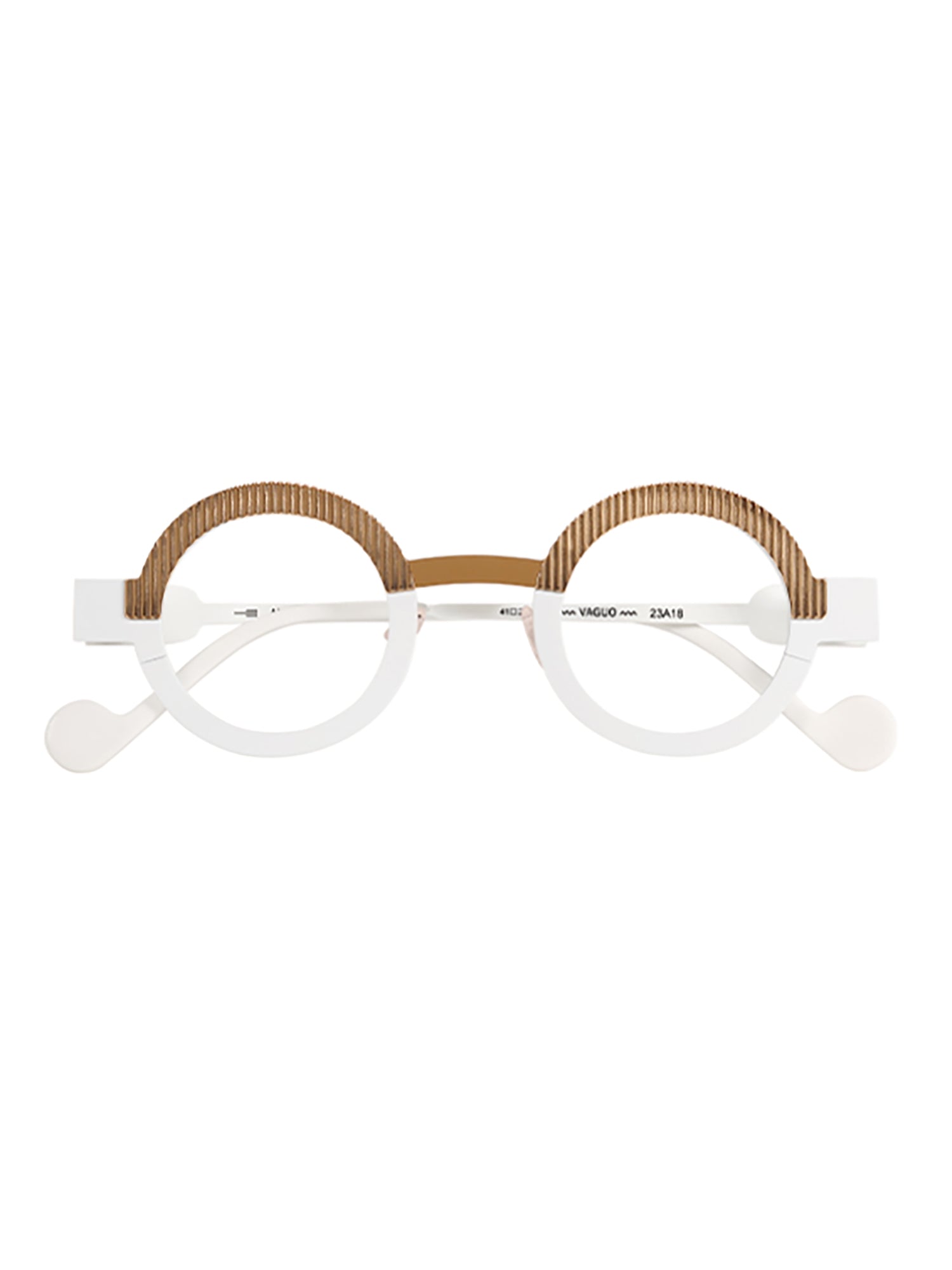 Acetate Optical Frames with Textured Bridge and Curved Temples