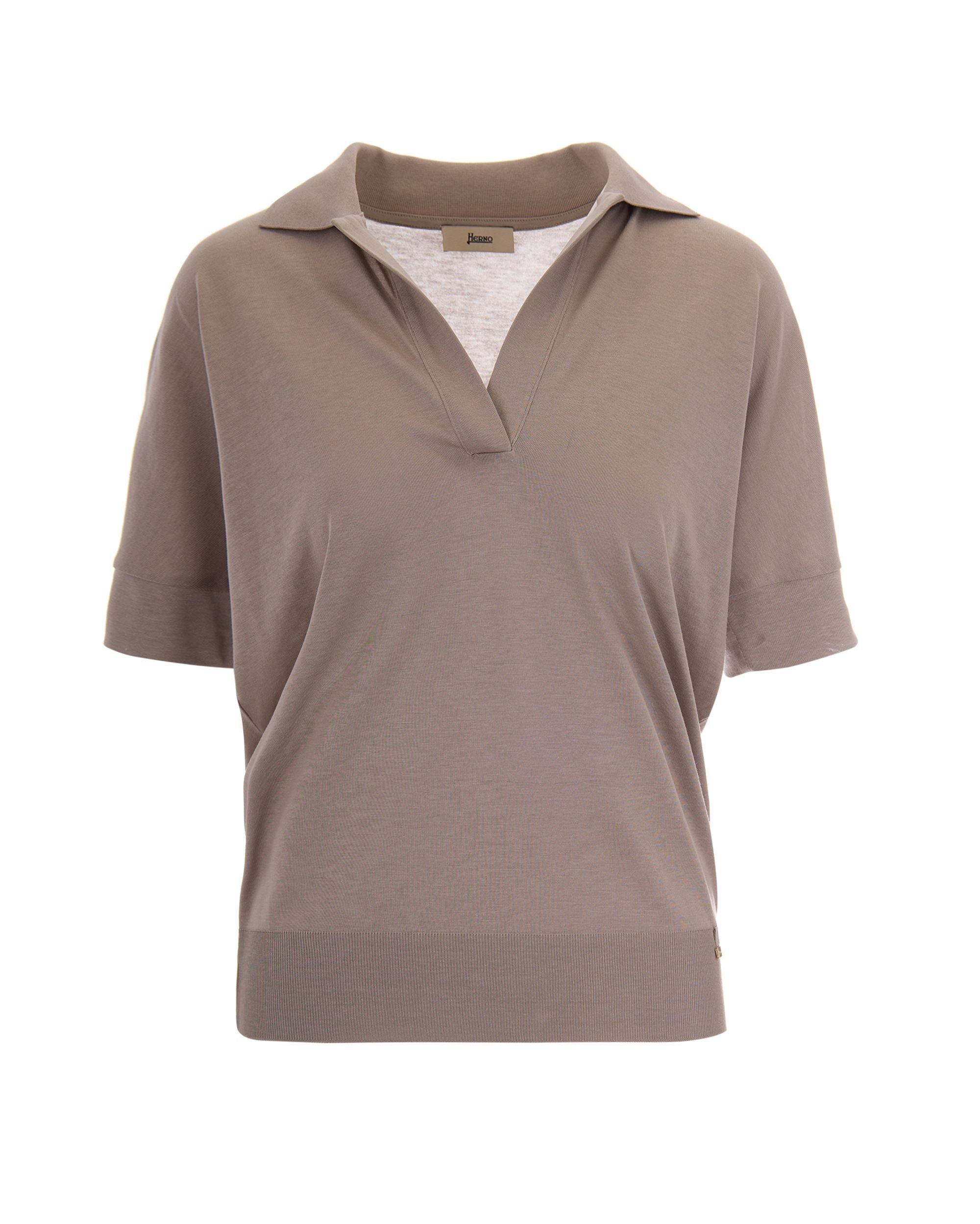 Dove Gray Jersey Polo