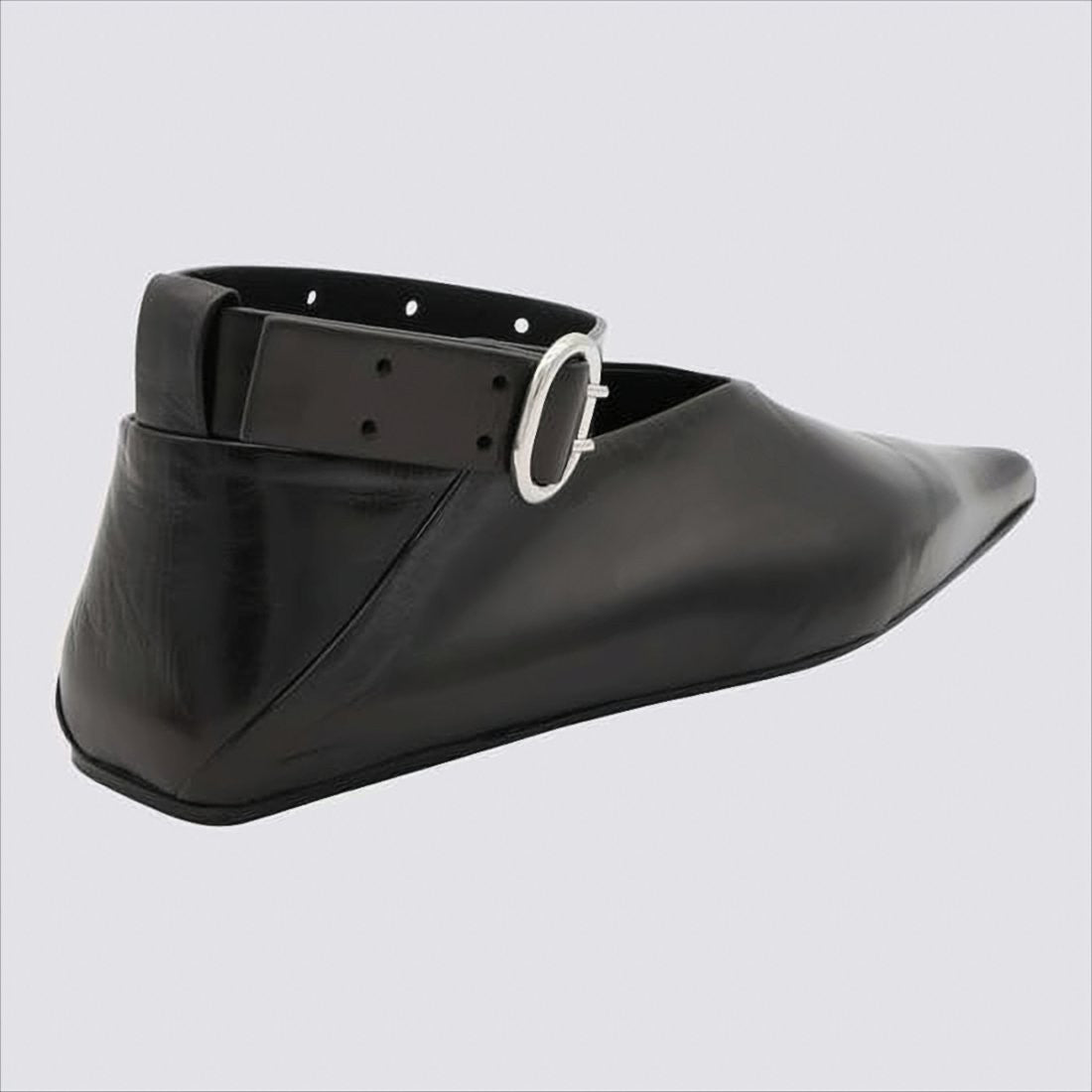 Pointed Toe Flats with Ankle Strap