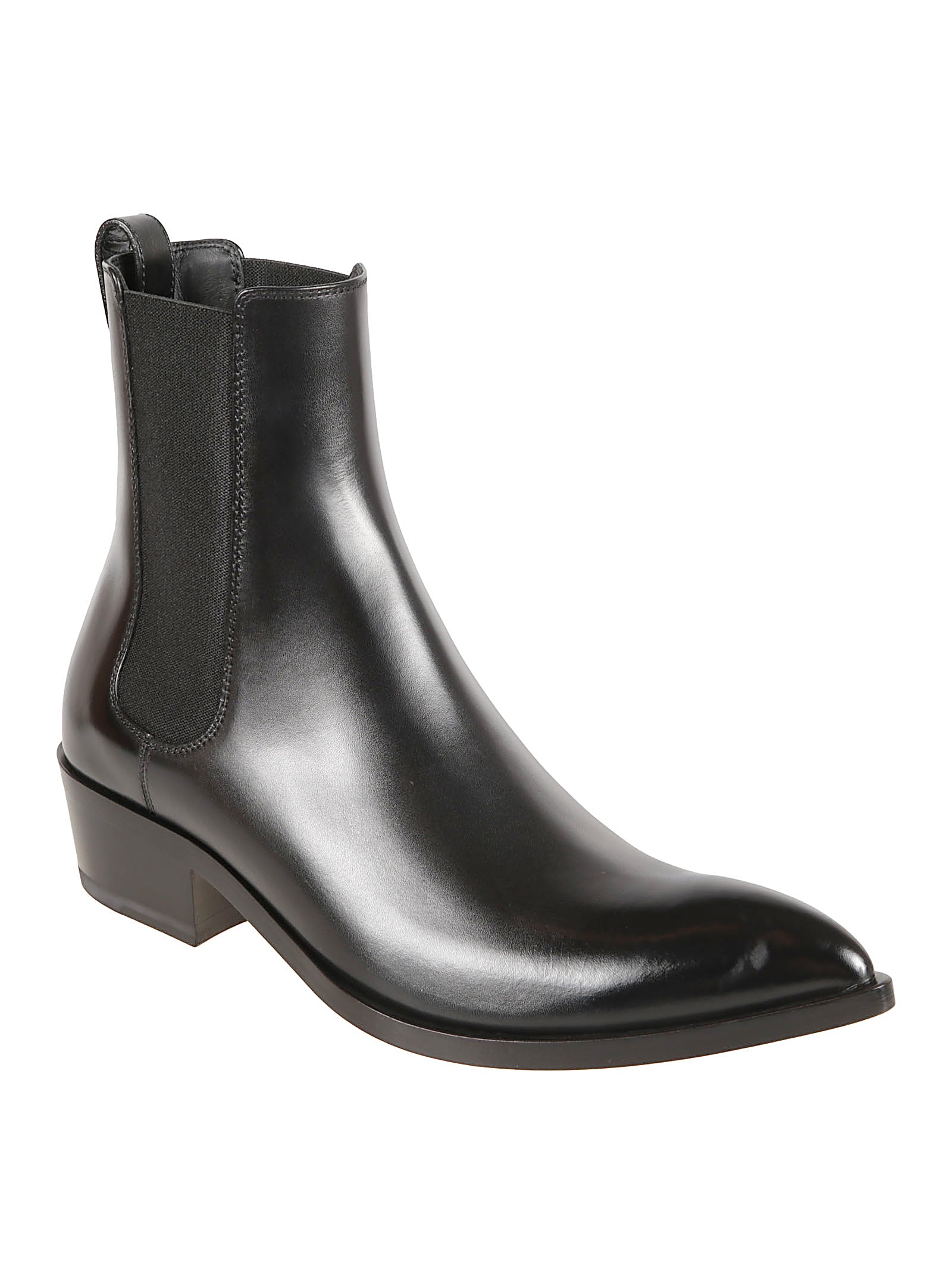Ankle Chelsea Boots With Side Elastic Panels