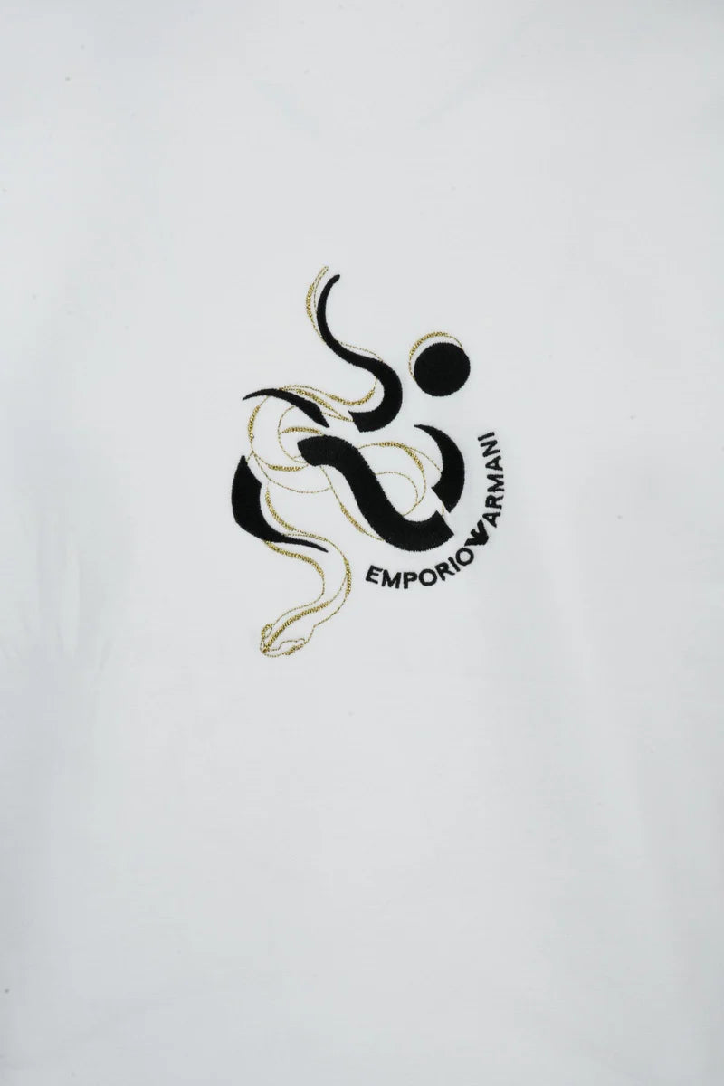 Sweatshirt Cotton Stretch - White