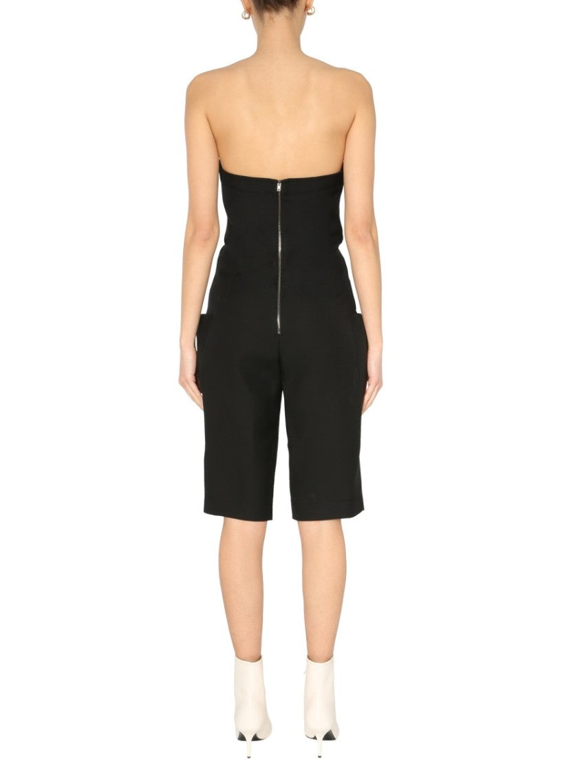 Structured Strapless Mini Dress
