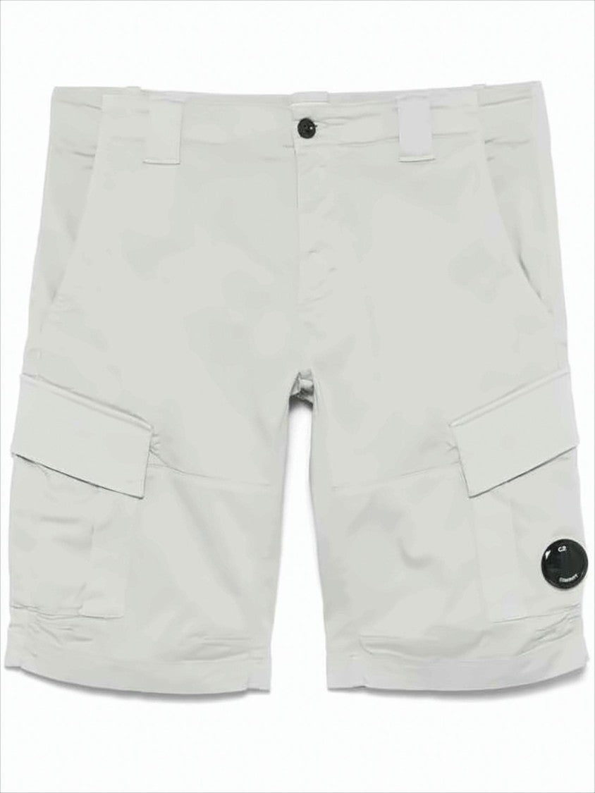 Tailored Utility Shorts with Round Lens Detail