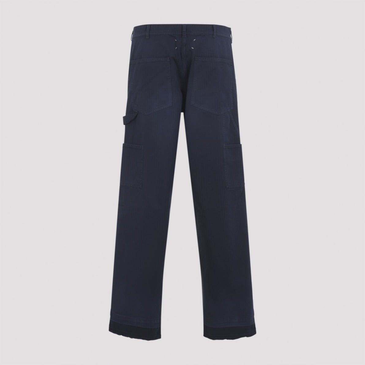 Straight-Leg Casual Pants With Classic Waistband