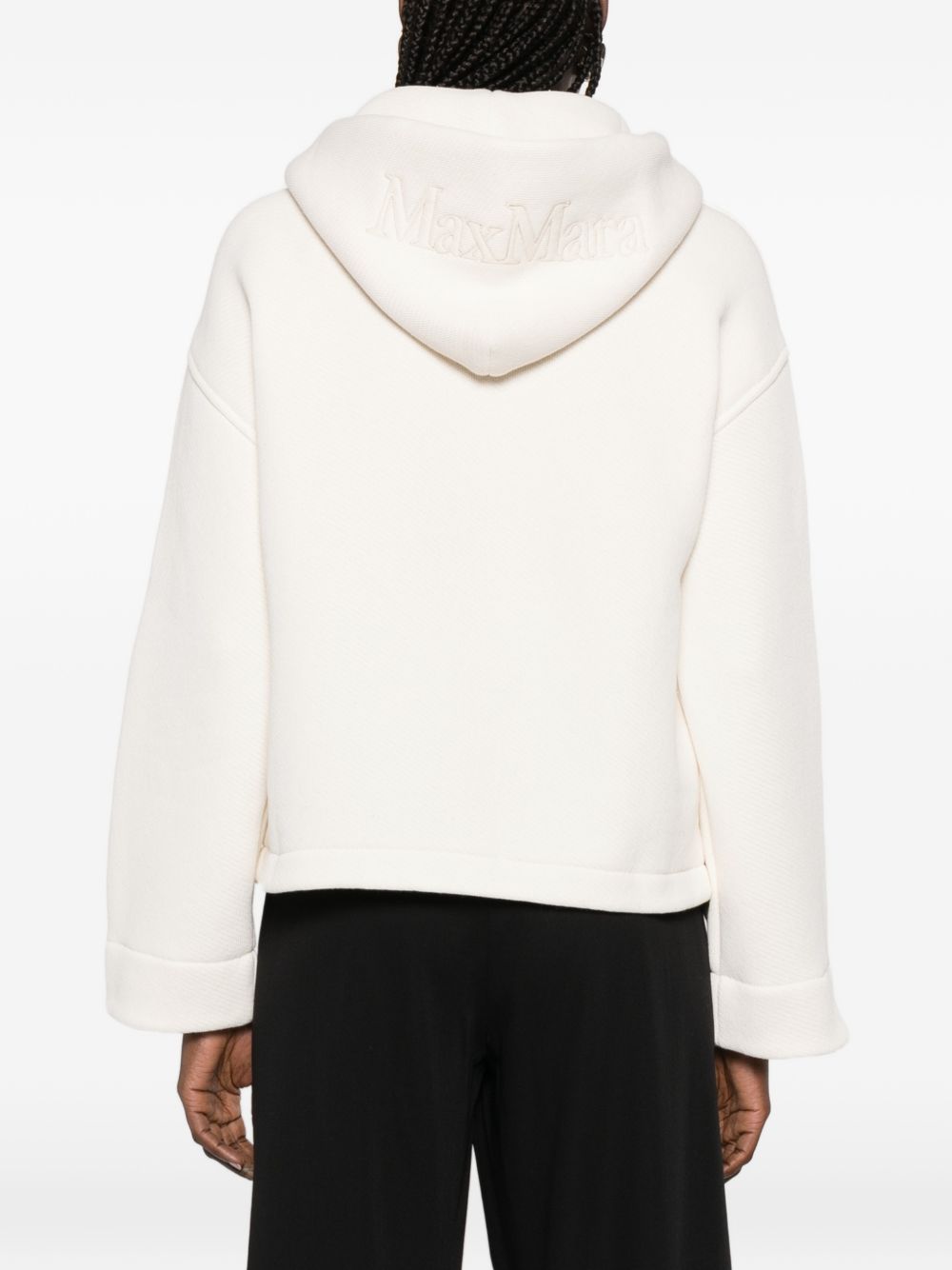 Cotton Jersey Sweatshirt with Kimono Sleeves