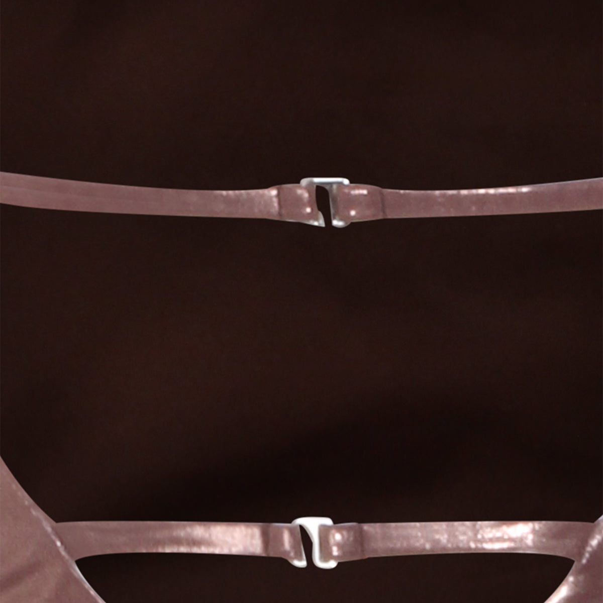 Metallic Finish One-Piece Swimsuit