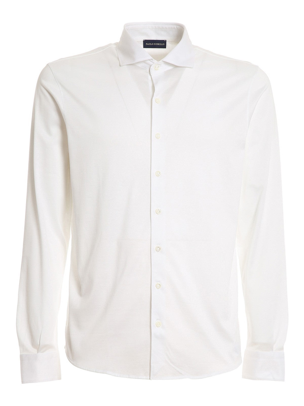 White Cotton Classic Dress Shirt