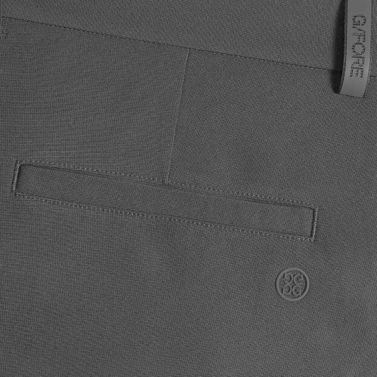 Burgundy Straight Pants With Tailored Silhouette And Discreet Details