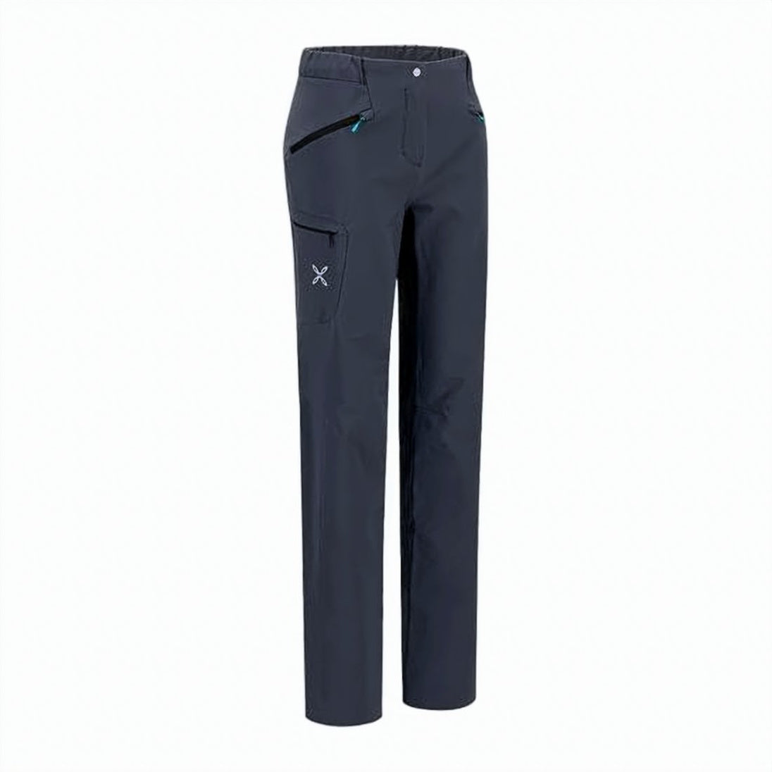 Tailored Blue Straight Pants